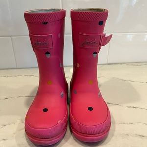 Girls Joules rain boots. Good used condition. Size 9